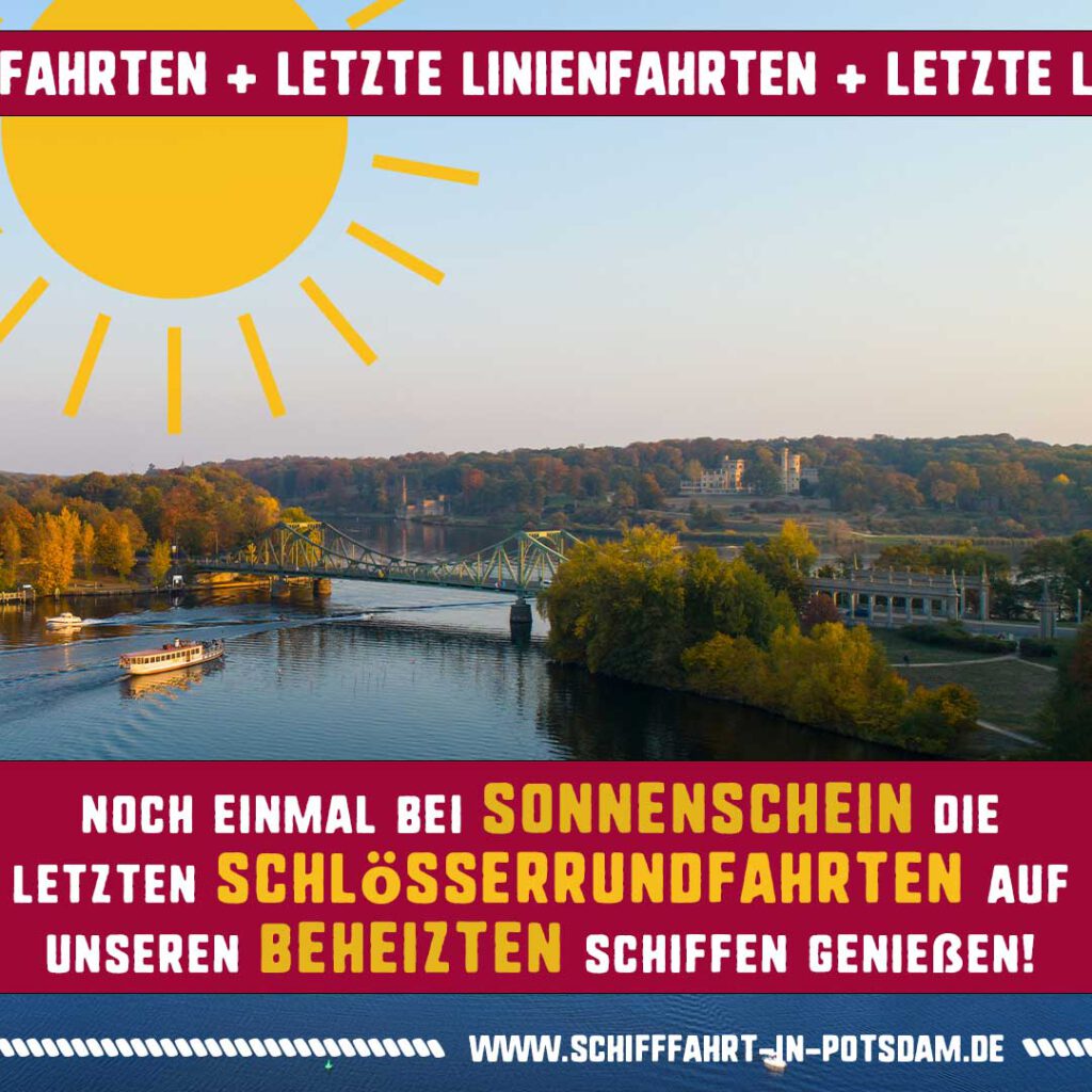 Letzte Linienfahrten Schlösserrundfahrt November 2024